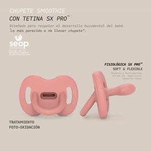 Chupete silicona 6-18m COLOUR ESSENCE Suavinex teja