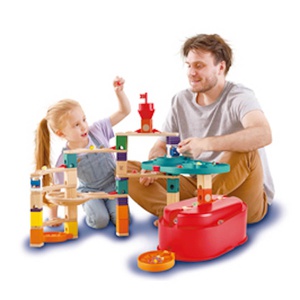 Circuito canicas QUADRILLA STACK TRACK BUCKET Hape
