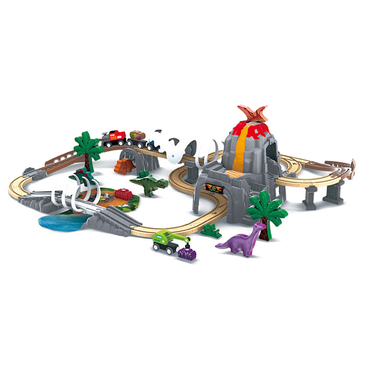Circuito tren aventura DINO Hape