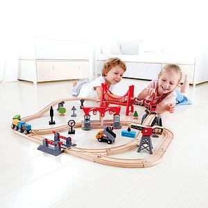 Circuito tren BUSY CITY RAIL Hape