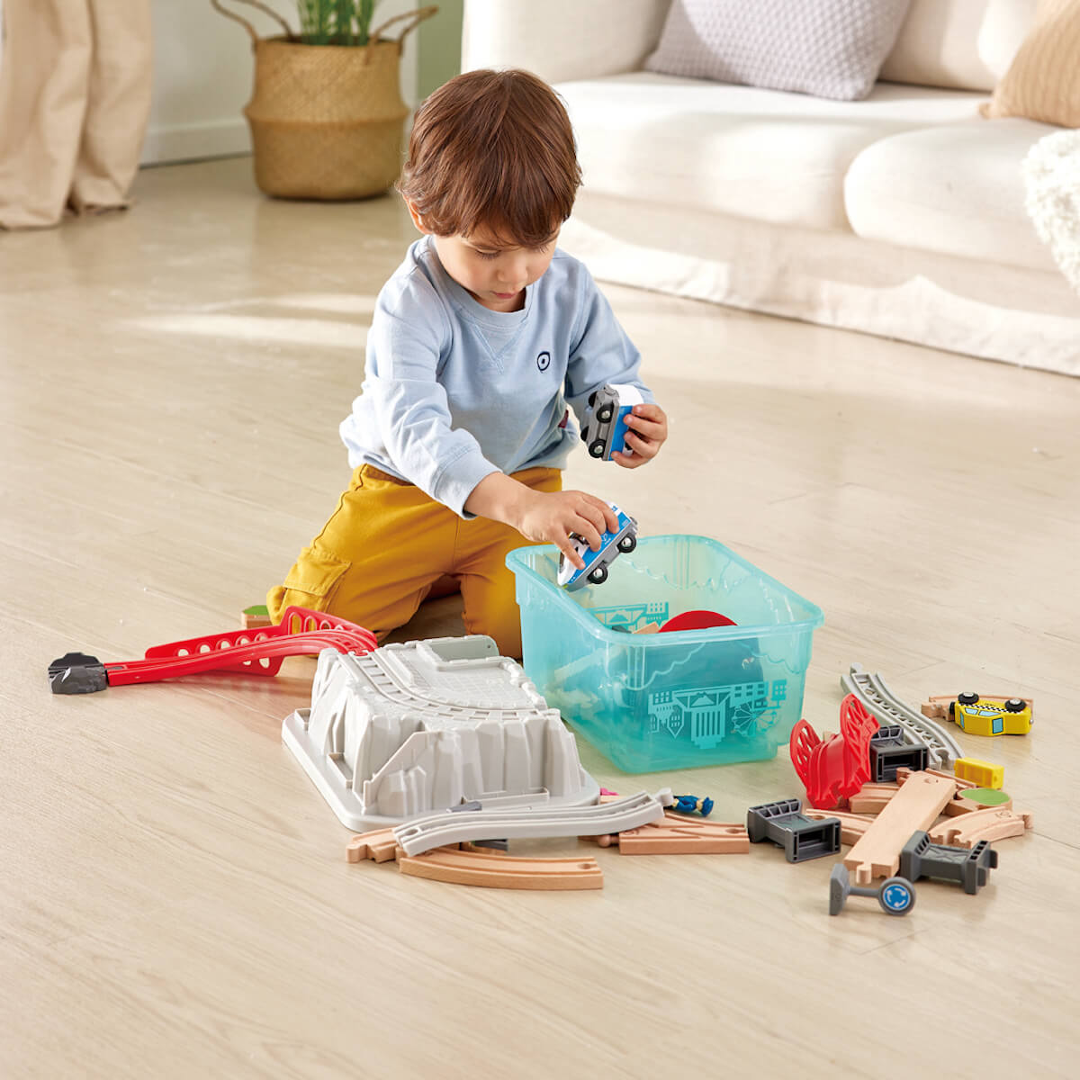 Circuito tren CITY TRAIN BUCKET Hape