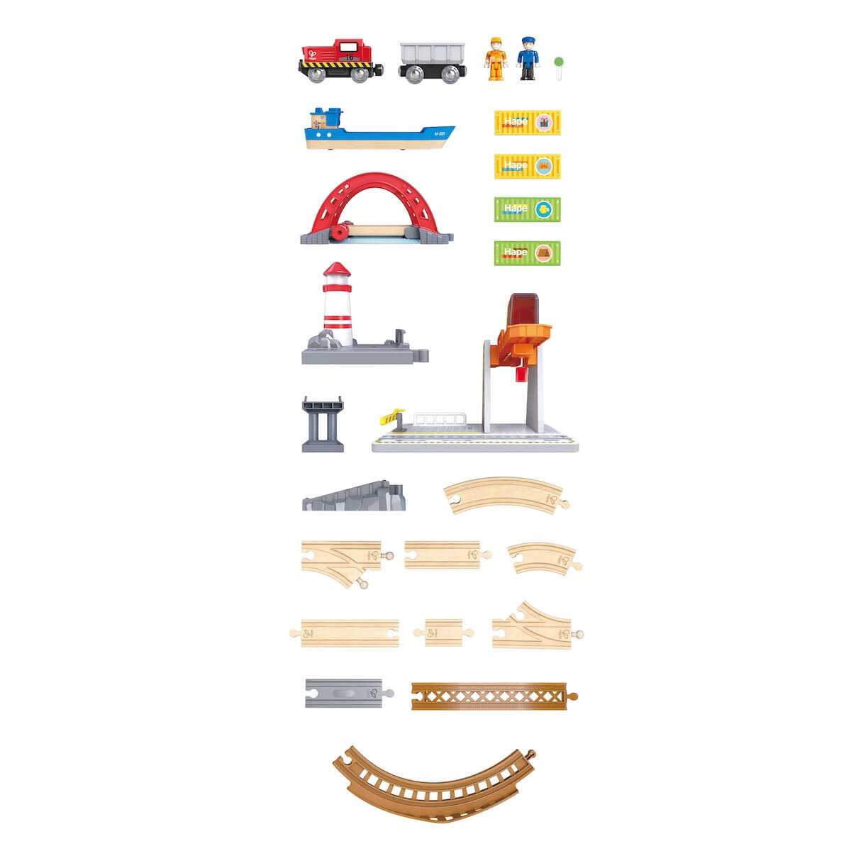 Circuito tren SEA & RAIL CARGO Hape