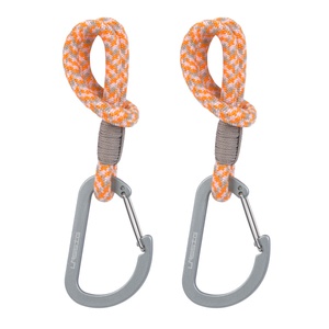 Clip mosquetón cochecito 2uds CASUAL Laessig naranja