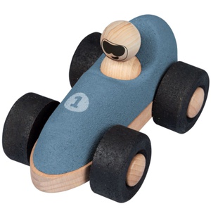 Coche carreras E-CORK Korko azul