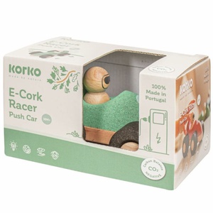 Coche carreras E-CORK Korko azul
