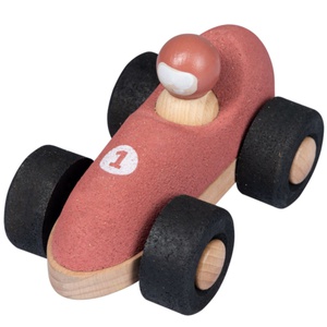 Coche carreras E-CORK Korko rojo