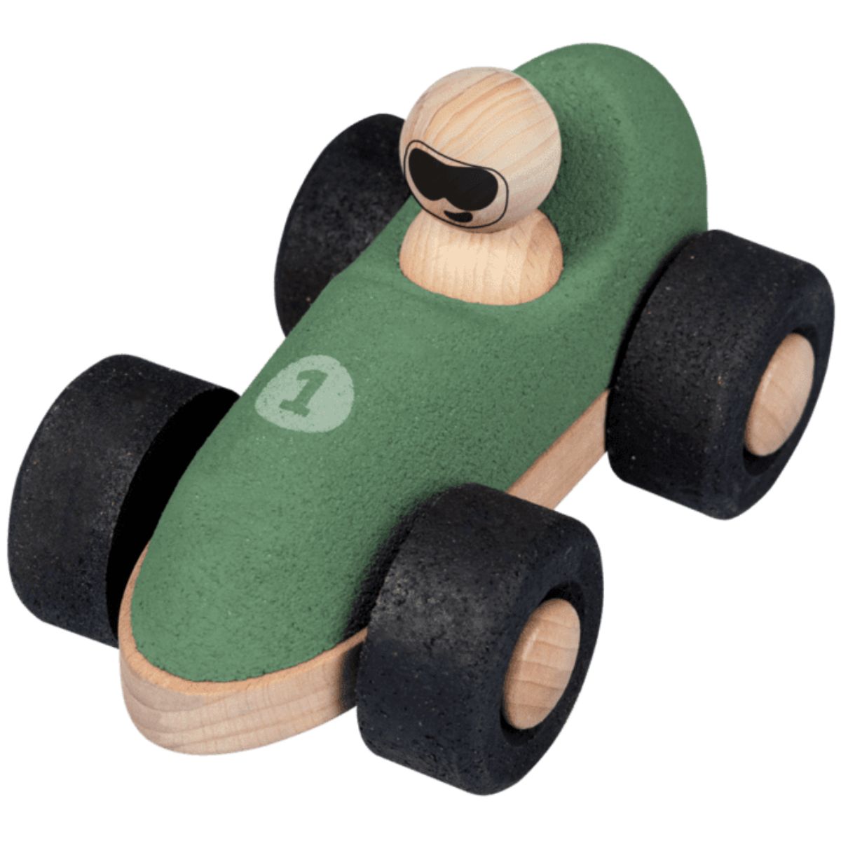 Coche carreras E-CORK Korko verde