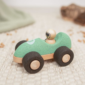 Coche carreras E-CORK Korko verde