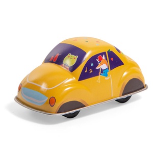 Coche fricción LES JOUETS MÉTAL Moulin Roty amarillo