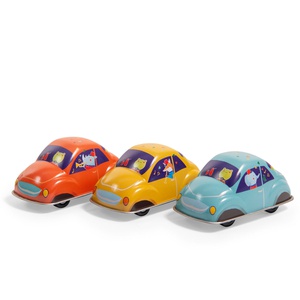 Coche fricción LES JOUETS MÉTAL Moulin Roty naranja