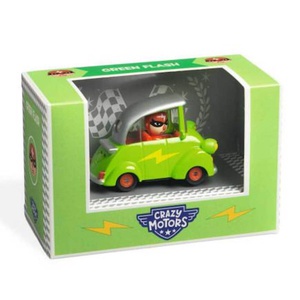 Coche Green Flash CRAZY MOTORS Djeco