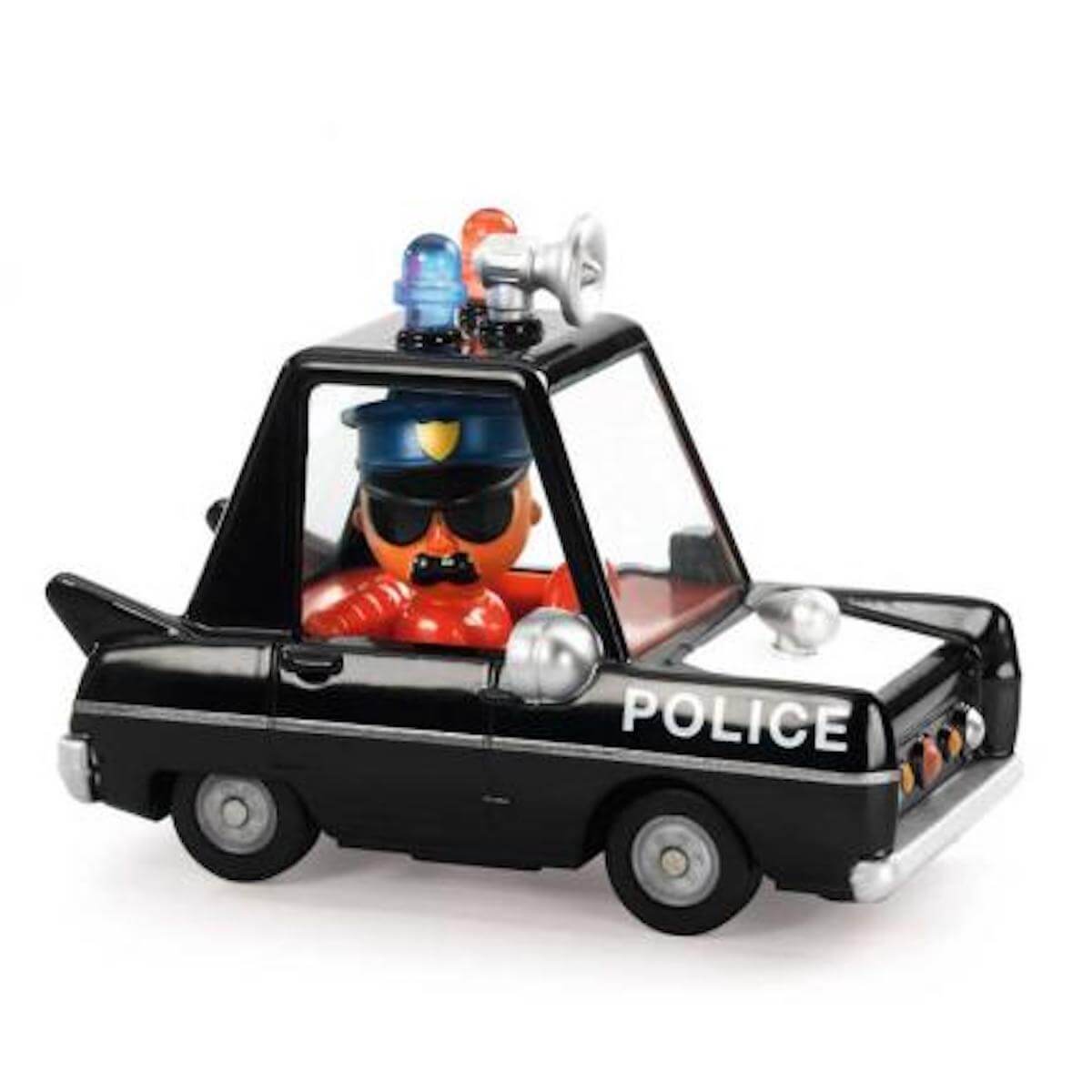 Coche Hurry Police CRAZY MOTORS Djeco