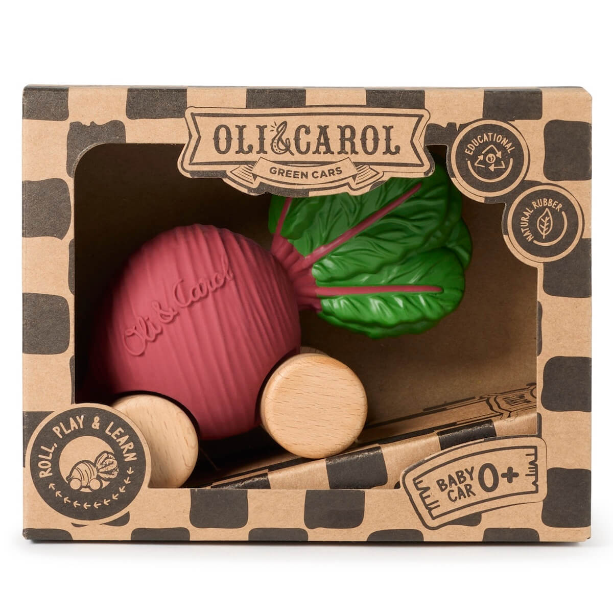 Coche-mordedor BETTY THE BEETROOT Oli and Carol