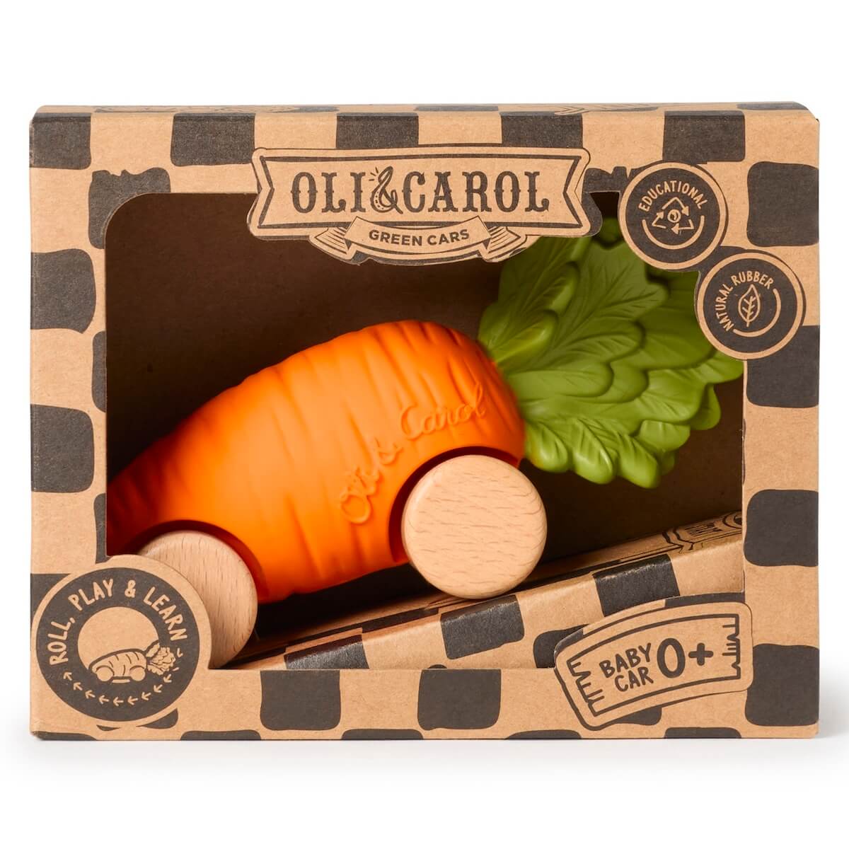Coche-mordedor CATHY THE CARROT Oli and Carol