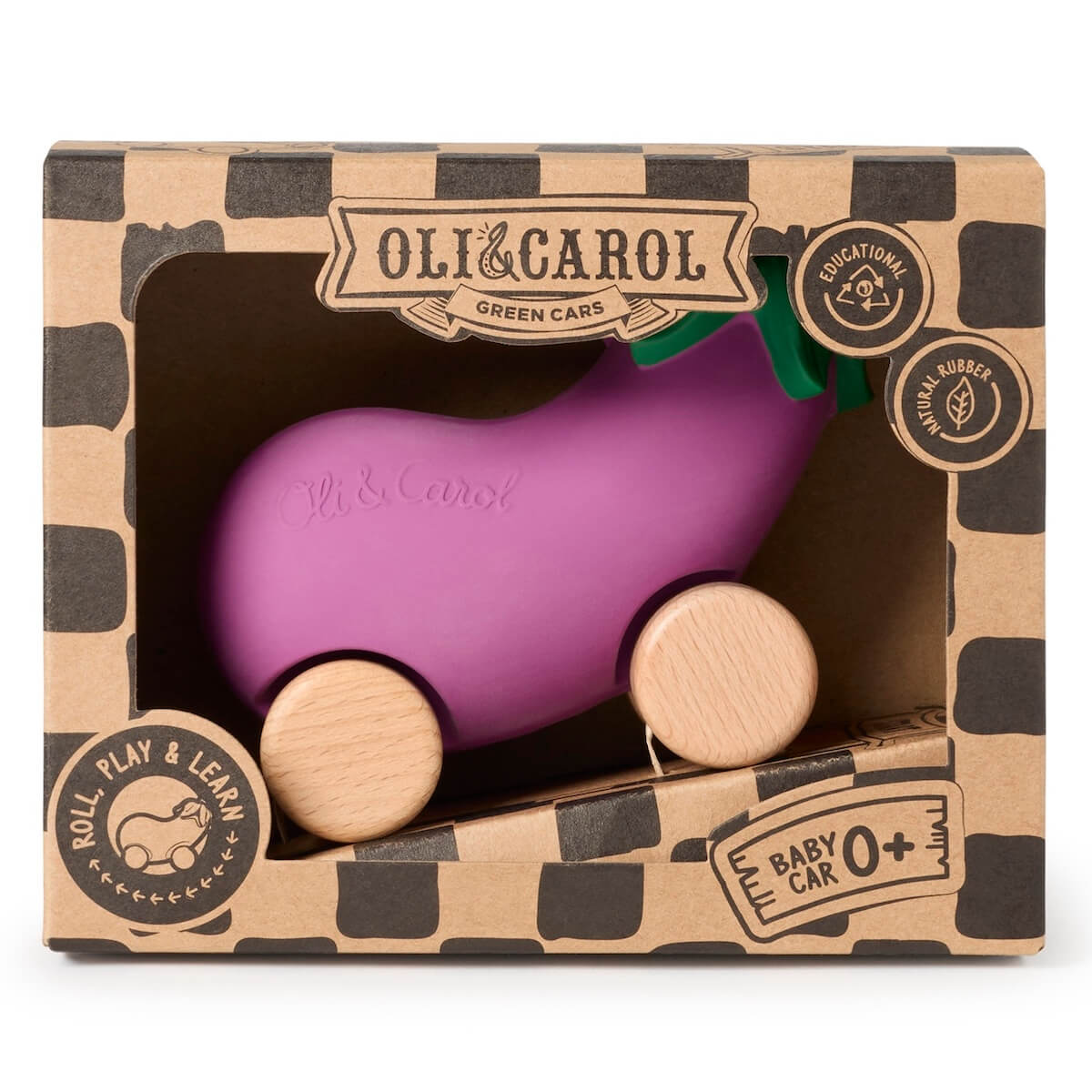 Coche-mordedor EMMA THE EGGPLANT Oli and Carol