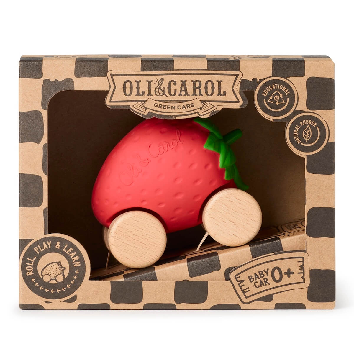 Coche-mordedor SWEETIE THE STRAWBERRY Oli and Carol