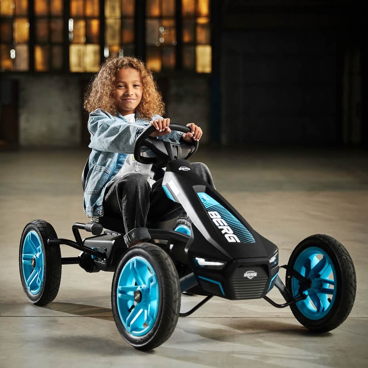 Coche pedales Rally APX Berg Blue