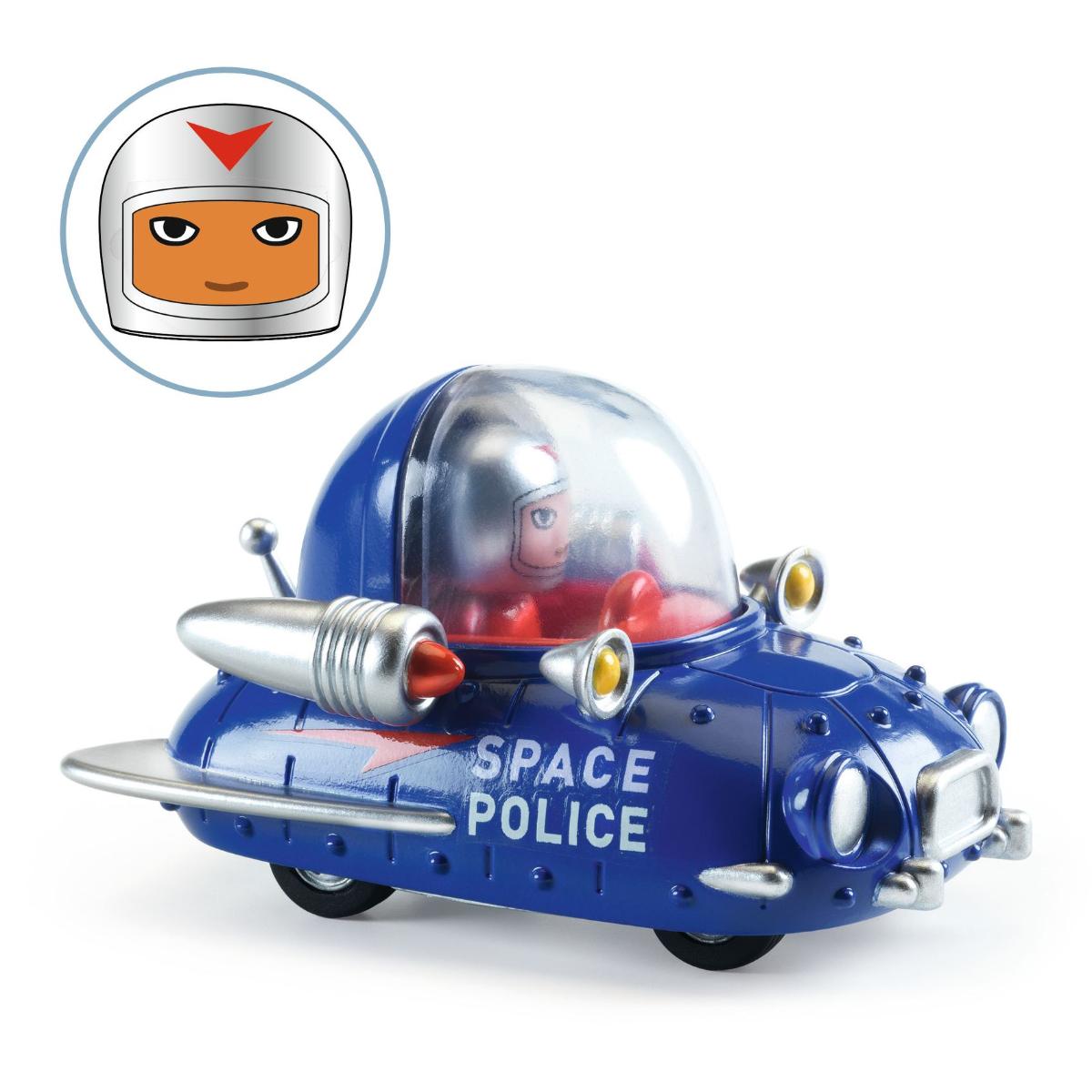 Coche Space Police CRAZY MOTORS Djeco