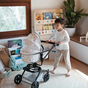 Cochecito plegable muñeca 2en1 Eurekakids