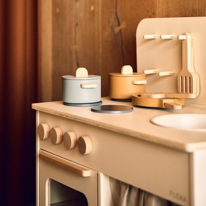 Cocina infantil PLAY Flexa crema