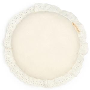 Cojín 28cm VERA Nobodinoz Eyelet Lace natural