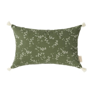 Cojín borlas 35x20cm STORIES Nobodinoz green jasmine