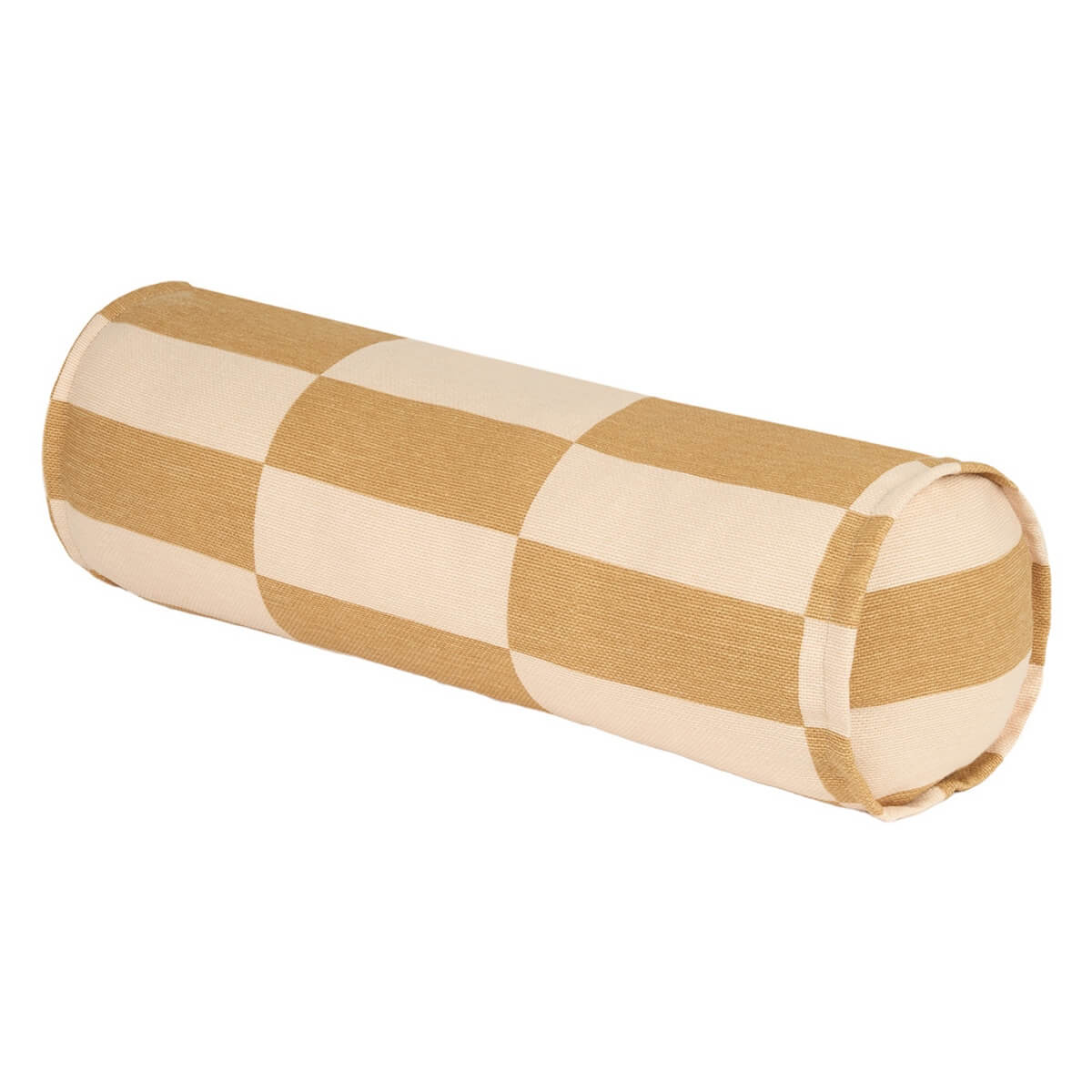 Cojín cilíndrico 50x18cm VIBES Nobodinoz mustard and sand tiles