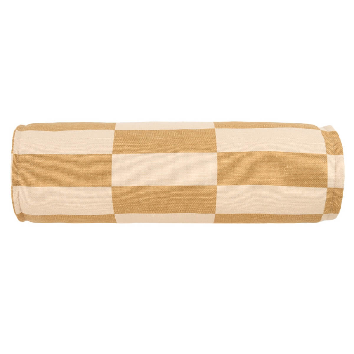 Cojín cilíndrico 50x18cm VIBES Nobodinoz mustard and sand tiles