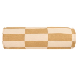 Cojín cilíndrico 50x18cm VIBES Nobodinoz mustard and sand tiles