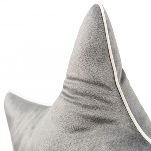 Cojín estrella terciopelo 40x40cm ARISTOTE Nobodinoz slate grey