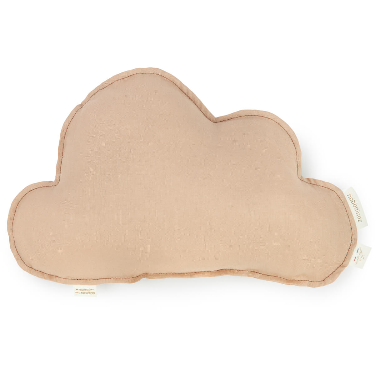 Cojín nube 24x38cm LIN FRANÇAIS Nobodinoz sand