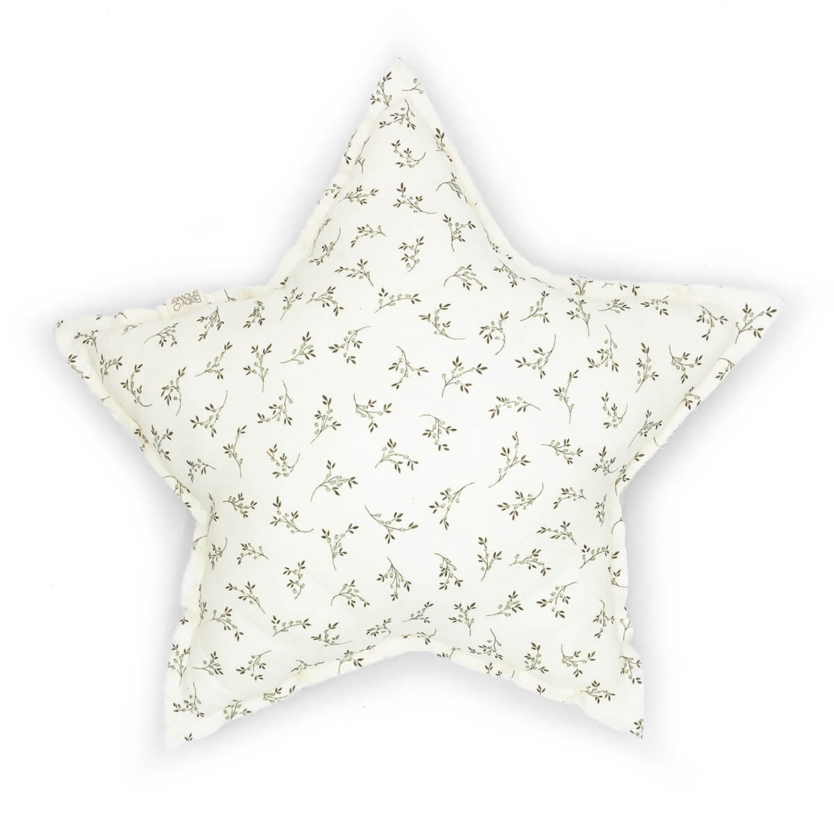 Cojín STAR Babyshower olive bloom