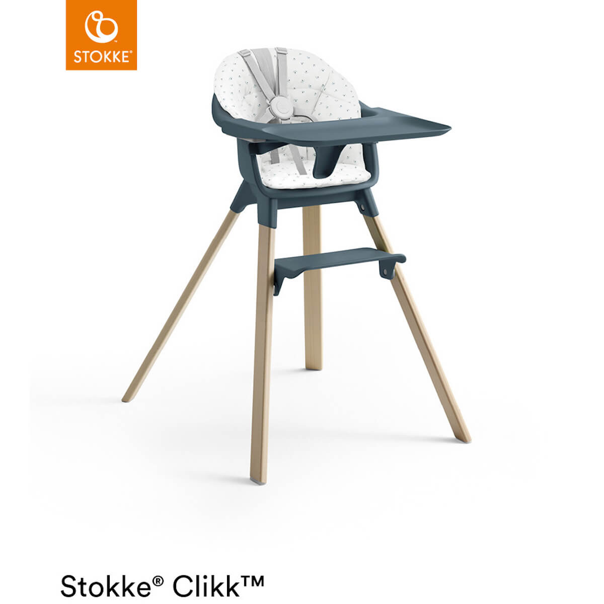 Cojín trona bebé CLIKK™ Stokke blueberry boat