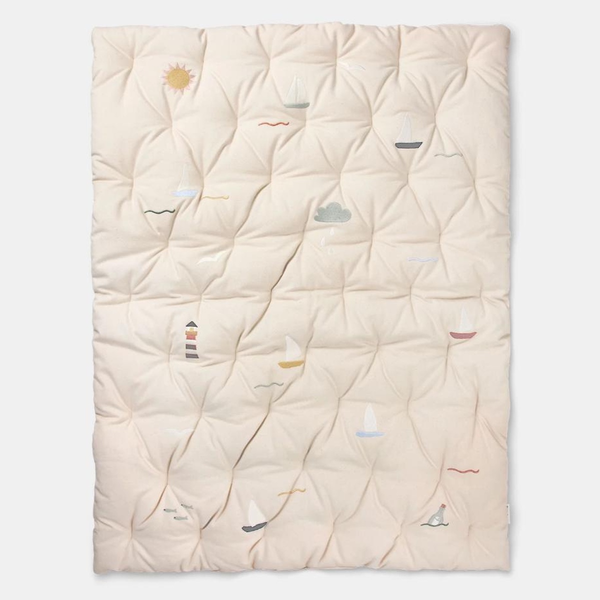Colchoneta juegos 90x120cm MERI Dear April bordada Sea Life