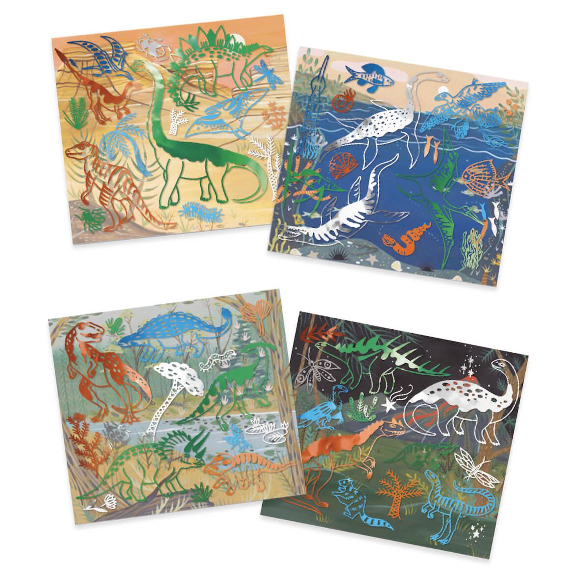 Collage Dinosaurios ARTISTIC PATCH Djeco