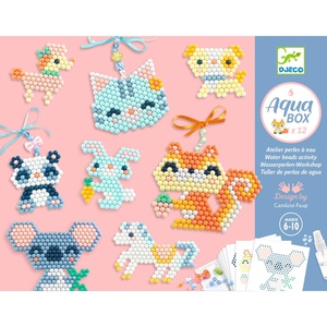 Collage pegar con agua FURRY FRIENDS Djeco