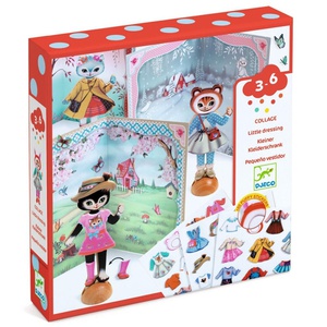Collage pegatinas PEQUEÑO VESTIDOR  Djeco