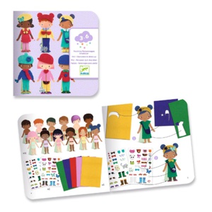 Collage VESTIR CON FIELTRO Djeco