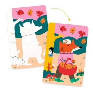 Colorear dibujos mágicos 4 ESTACIONES Djeco