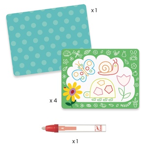Colorear dibujos mágicos GARABATOS MÁGICOS Djeco