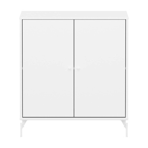 Cómoda 2 puertas-patas SAGA Flexa blanco-blanco