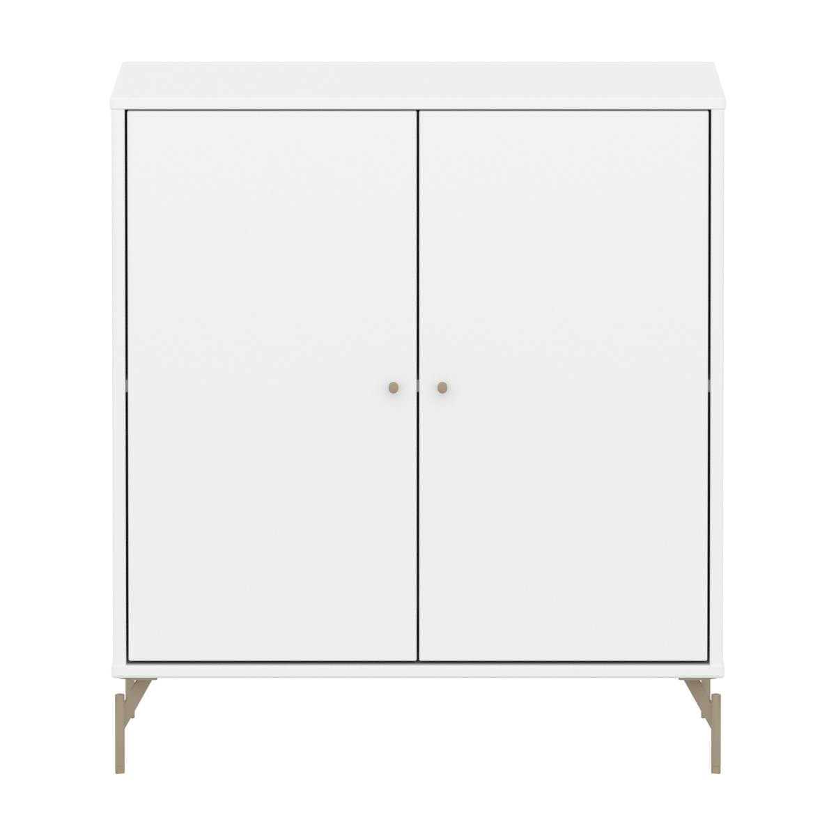 Cómoda 2 puertas-patas SAGA Flexa blanco-oat