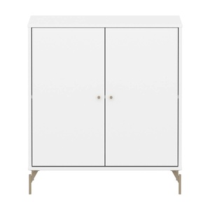 Cómoda 2 puertas-patas SAGA Flexa blanco-oat