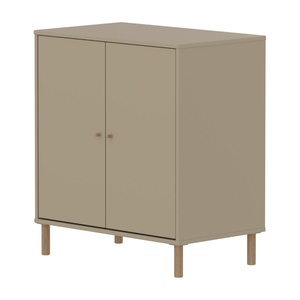 Cómoda 2 puertas-patas SAGA Flexa oat-roble