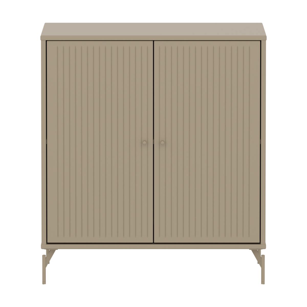 Cómoda 2 puertas ranuras-patas SAGA Flexa oat-oat
