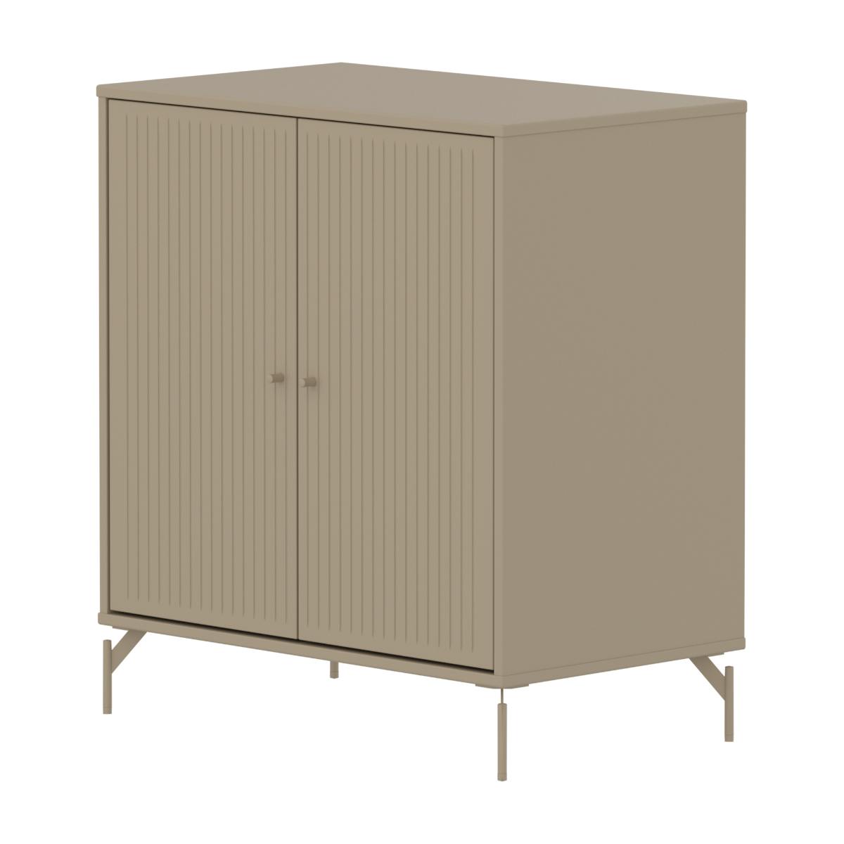 Cómoda 2 puertas ranuras-patas SAGA Flexa oat-oat