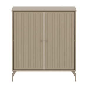 Cómoda 2 puertas ranuras-patas SAGA Flexa oat-oat