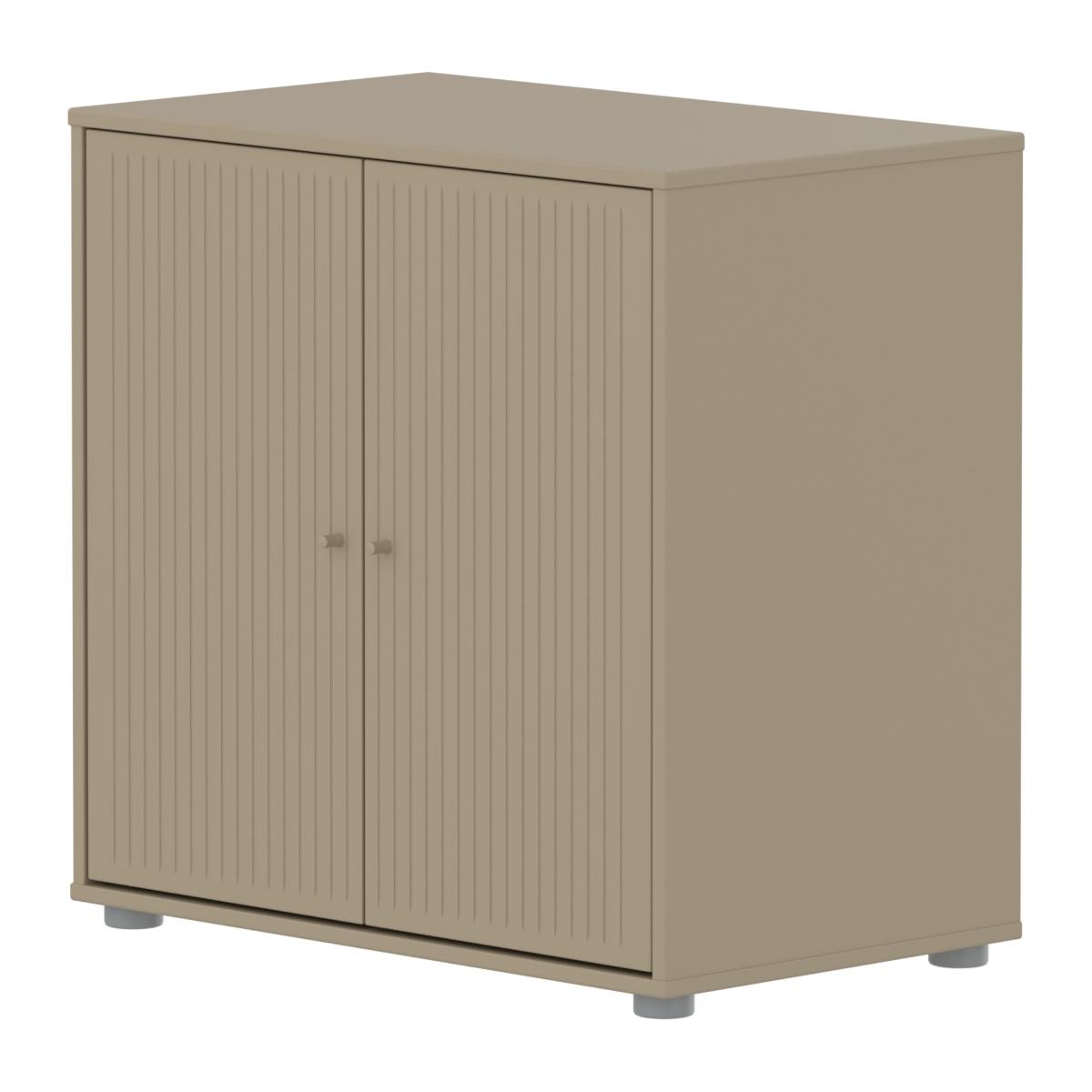 Cómoda 2 puertas ranuras SAGA Flexa oat-oat