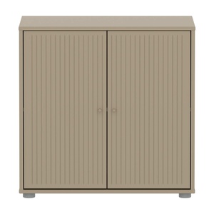 Cómoda 2 puertas ranuras SAGA Flexa oat-oat