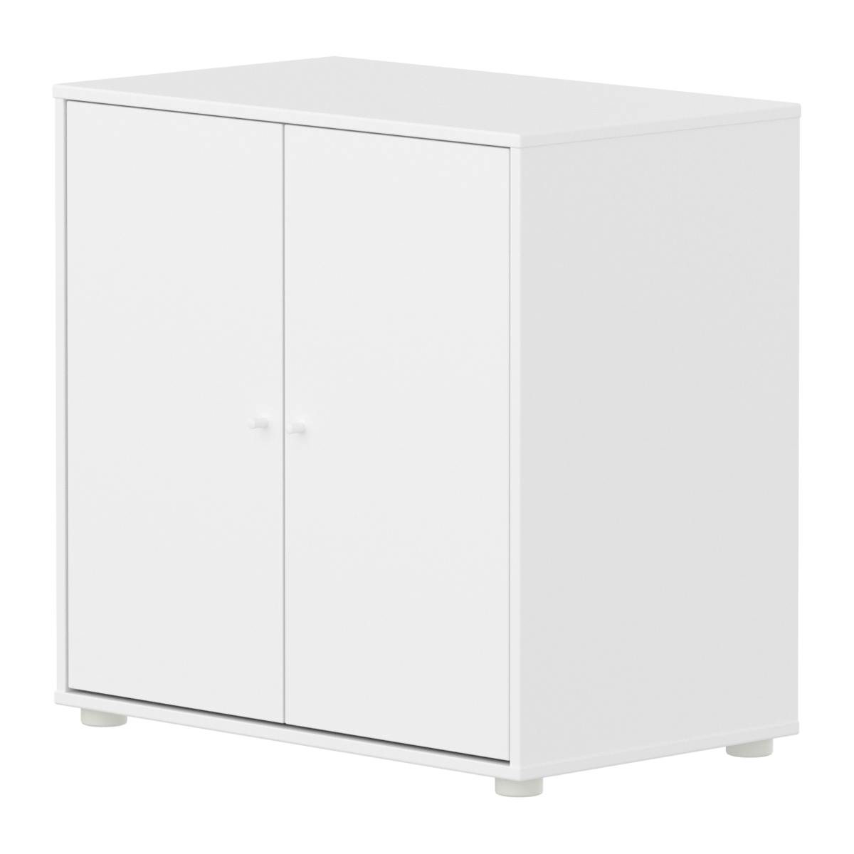 Cómoda 2 puertas SAGA Flexa blanco-blanco